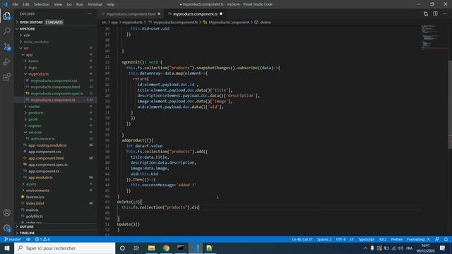 Project ANGULAR And FIREBASE Delete Product | حذف منتج смотреть онлайн