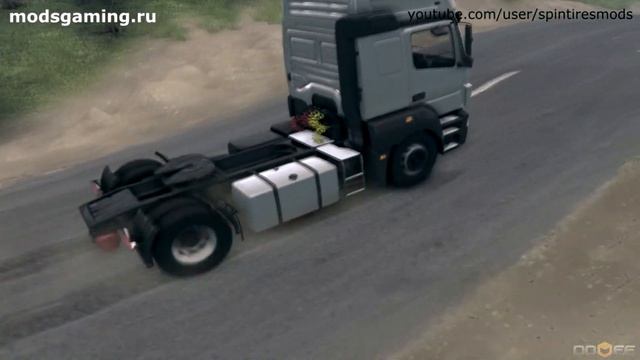 Spin Tires - Dev Demo - KamAZ 5490 смотреть онлайн