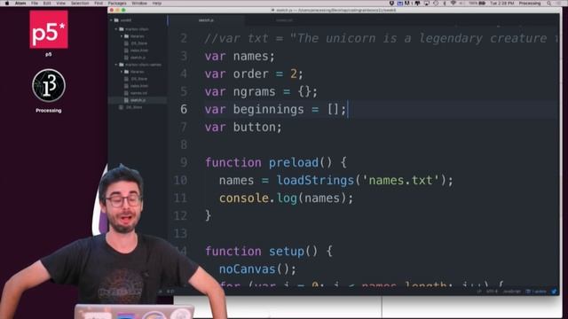 Coding Challenge #42: Markov Chains - Part 2 смотреть онлайн