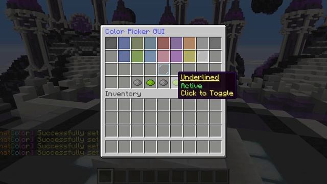 Minecraft Plugin Display: Chat Color