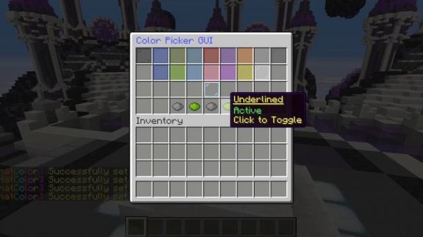 Minecraft Plugin Display: Chat Color