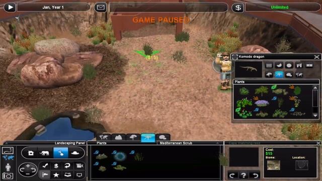 Komodo Dragon Exhibit Speed Build - Zoo Tycoon 2 смотреть онлайн