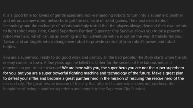 Grand Black Superhero Panther: Superstar City Survival [Microsoft Store Games Part 2] смотреть онлайн