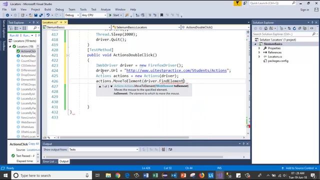Selenium with C# 25 - Actions class DoubleClick() and DoubleClick (IWebElement onElement) code demo смотреть онлайн
