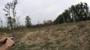 Травматический пистолет П-М17Т. Тест на пробитие и точность.