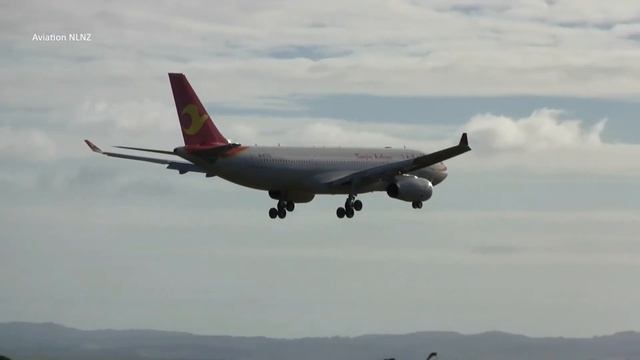 Tianjin Airlines ► Airbus A330-200 ► Landing ✈ Auckland Airport