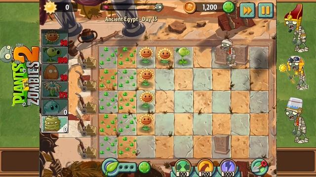 Plants vs Zombies 2: It's About Time - Gameplay Walkthrough Part 3 - Endangered! [IOS] смотреть онлайн