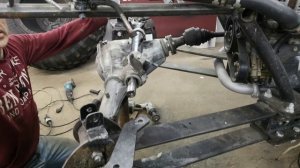 Собираем рулевое управление на самодельный квадроцикл KVANT - рулевая рейка, вал, тяги, сошки.