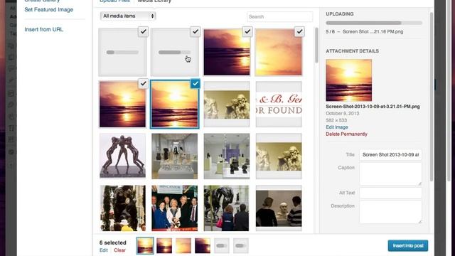 WordPress 3.6.1 How To Create An Image Gallery смотреть онлайн