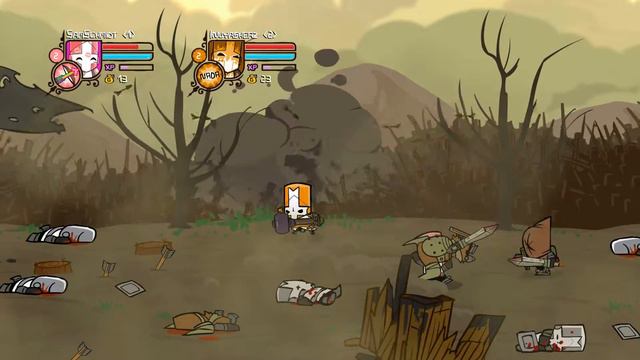 Castle Crashers Let's Play & Funny Moments Ep 2: Save The Princesses! смотреть онлайн