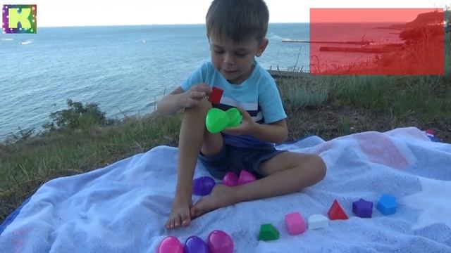 Геометрический фигуры для детей учим счет от 1 до 10 learn numbers and shapes videos for kids смотреть онлайн