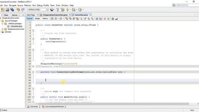 Temperature Converter GUI using Swing in Java смотреть онлайн