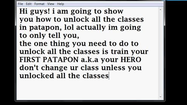 Patapon 3: How To Unlock All The Classes смотреть онлайн