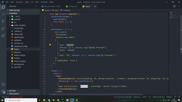 Cara Membuat Fitur Alert dengan React Native смотреть онлайн