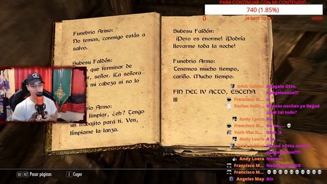 DOMINGO CHILLIN DE SKYRIM - EXPLORANDO Y PLATICANDO смотреть онлайн