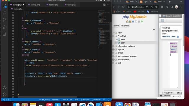 PHP FORM SIGN UP into MYSQLI Database смотреть онлайн