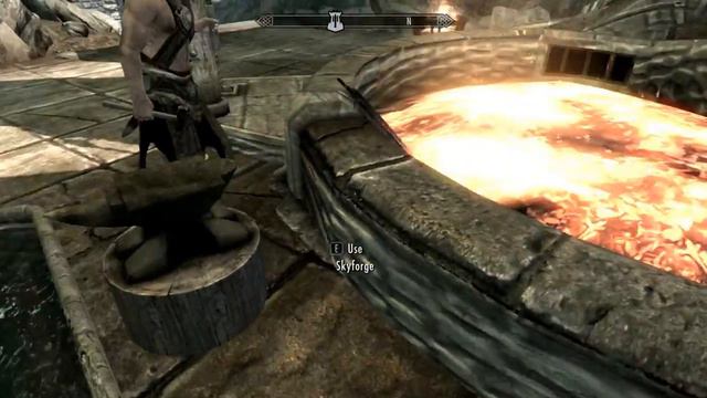 Skyrim: How to Level Up Your Smithing Easily! смотреть онлайн