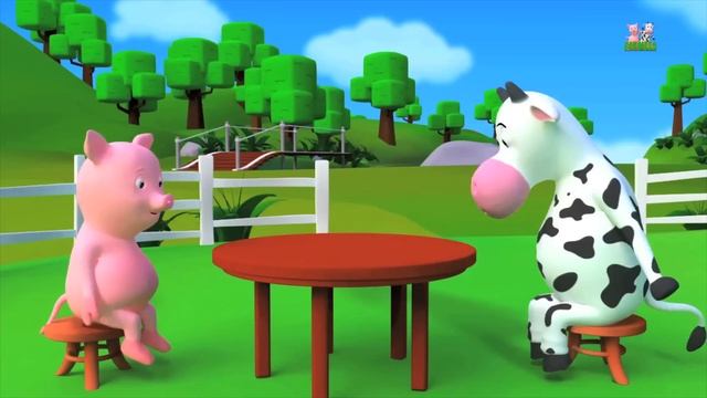 Five Little Ducks | Childrens Song For Kids | Nursery Rhyme For Baby by Farmees смотреть онлайн