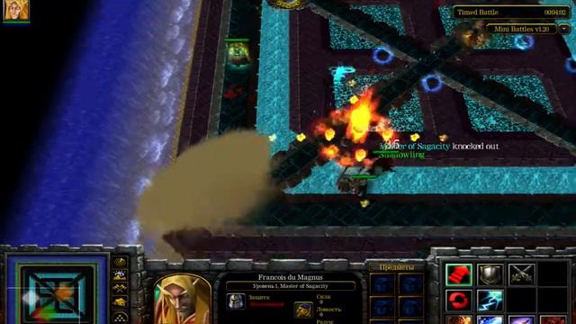 Давайте поиграем в карты Warcraft Mini Battle (читерный перс) смотреть онлайн