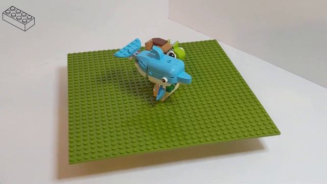 LEGO Build 31128 Baby Dolphin and Turtle, Before and After ♫Classical♫ смотреть онлайн