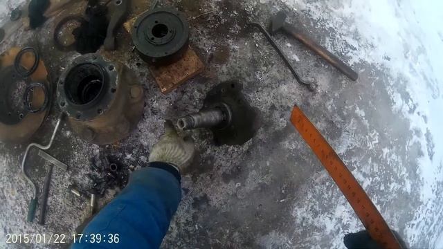 Самодельный токарный станок по металлу ч.6 передняя бабка из передней ступицы бычка. смотреть онлайн