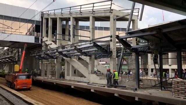 Строительство нового трехуровневого вокзала и реконструкция станции «Крюково» будущего МЦД-3