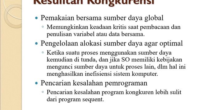 Pengantar Sistem Operasi-05 #Konkurensi bagi1 смотреть онлайн