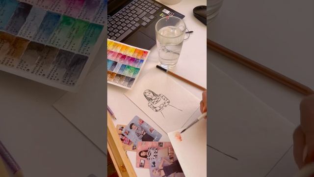 #blackpink #kpop Рисую Jennie из BLACKPINK ?? Кого нарисовать следующей? смотреть онлайн