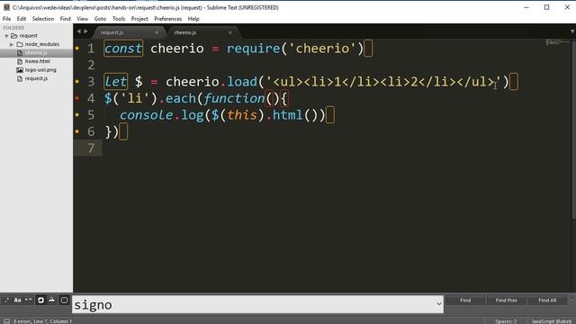 Hands-on: NodeJS - Cheerio смотреть онлайн