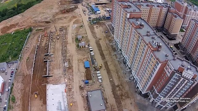 Вид на Новую Москву с воздуха. Часть 17. III и IV очереди Москва А101 смотреть онлайн