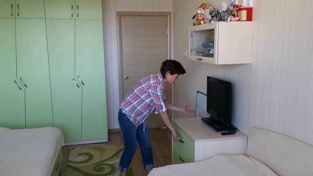 Детская комната для двоих - дизайн и мебель смотреть онлайн