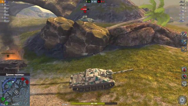 Tanks Blitz . WOT Blitz 10.4.0 / CY-122-44 смотреть онлайн
