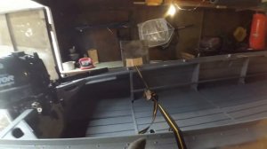 Проект Казанка 5 серия Установка мотора, лавки в лодку