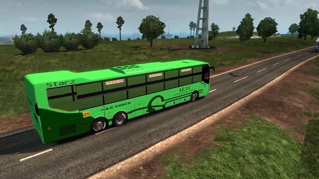 SETC Bus Skins for MG Volvo StarZ | Red, Green | Indian Bus Skin смотреть онлайн