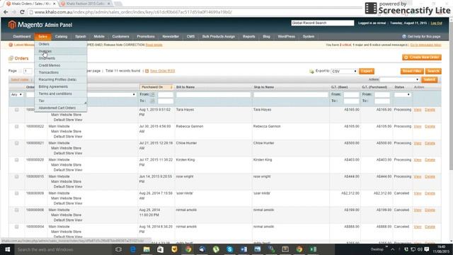 Download Invoice with CSV смотреть онлайн