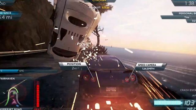 Nissan Gtr VS Bugatti veyron - Need For Speed Most Wanted смотреть онлайн