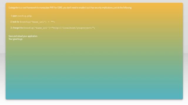 Codeigniter CORS policy: No 'Access-Control-Allow-Origin' error How to resolve? смотреть онлайн