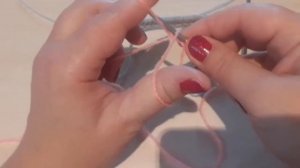 Двойной скрестный набор. Итальянский набор петель спицами.