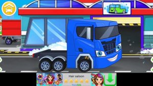 Автомойка / Моем АВТОБУС/ Игра в машинки/ Игры для детей/ Разукрашиваем Грузовичок / Мультики