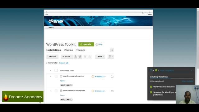 How to install WordPress website using cPanel(WordPress Installation) смотреть онлайн