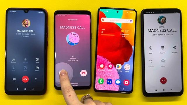 XIAOMI Redmi Note 9C NFC Vs Redmi Note 7 / Samsung Galaxy S9 Vs Galaxy A51 /Incoming & Outgoing Cal смотреть онлайн