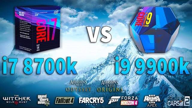 I9 9900k Vs I7 8700k Test In 9 Games