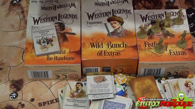 Western Legends The Good, The Bad, And The Handsome - Unboxing & Impressions By Epitrapaizoume.gr