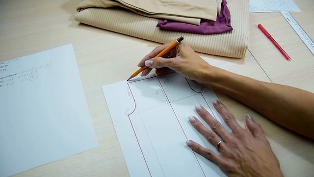 Как быстро построить выкройку широких брюк смотреть онлайн