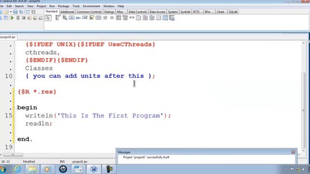Free Pascal Program Tutorial 1 - Getting Started - Lazarus Download Link - Mac Windows Linux смотреть онлайн