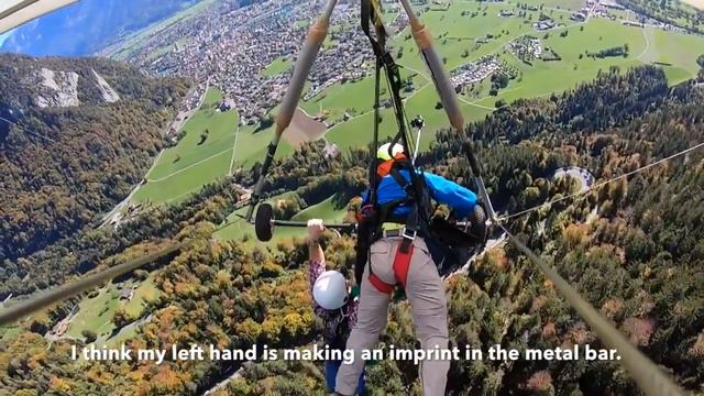 Полет. Дельтаплан. Борьба за жизнь (забыл прицепить пассажира) смотреть онлайн