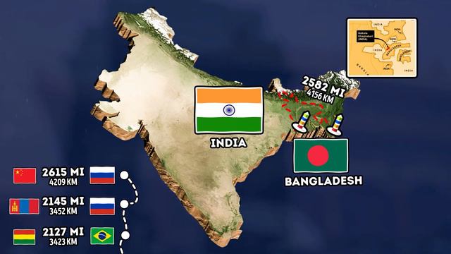 The Longest And Unique Borders Between Countries