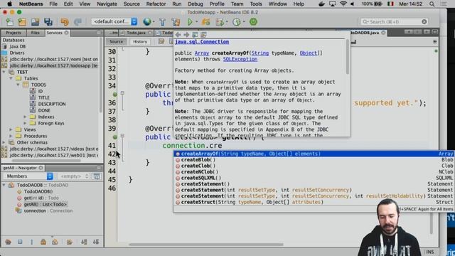 JAVAEE: WEBAPP TODO CON SERVLET E JSP #4 - CONNESSIONE CON JDBC смотреть онлайн