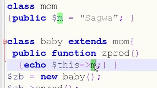 PHP Classes & Child Class Extended смотреть онлайн
