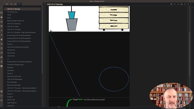 Excalidraw-Obsidian 1.6.20 - Bind/Unbind text from container, Frontmatter tags to customize export смотреть онлайн